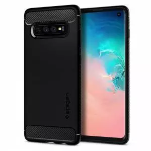 Etui Spigen Rugged Armor do Galaxy S10 Matte Black