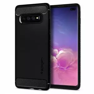 Etui Spigen Rugged Armor do Galaxy S10+ Plus Matte Black