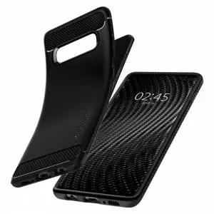 Etui Spigen Rugged Armor do Galaxy S10+ Plus Matte Black