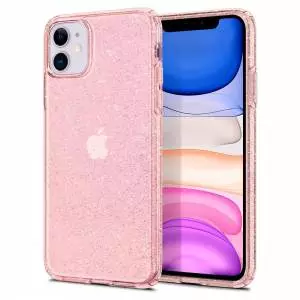 Etui Spigen Liquid Crystal do Iphone 11 Glitter Rose