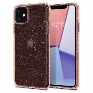 Etui Spigen Liquid Crystal do Iphone 11 Glitter Rose