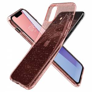 Etui Spigen Liquid Crystal do Iphone 11 Glitter Rose