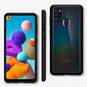 Etui Spigen Ultra Hybrid do Galaxy A21s Matte Black