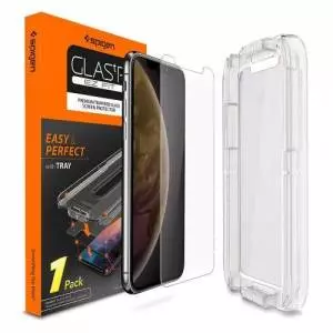 Szkło Hartowane Spigen Glas.tr ez Fit do Iphone 11 Pro / X / XS