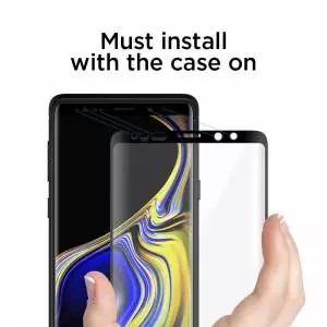 Szkło hartowane Spigen Glas.tr Case Friendly do Galaxy Note 9 Black