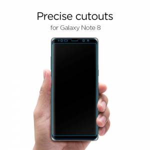 Szkło hartowane Spigen Glas.tr Case Friendly do Galaxy Note 8 Black