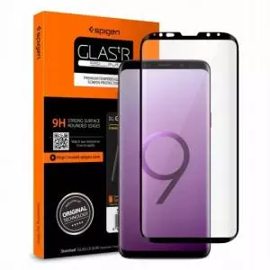 Szkło hartowane Spigen Glas.tr Case Friendly do Galaxy S9 Black