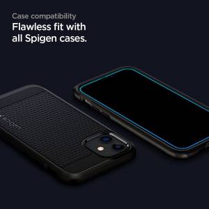Szkło hartowane Spigen Alm Glass Fc 2-pack do Iphone 12/12 Pro Black