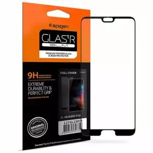 Szkło hartowane Spigen Glass Fc do Huawei P20 Pro Black