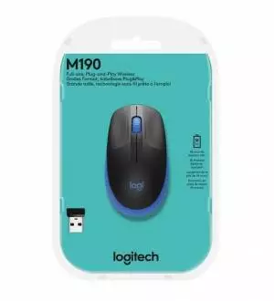 Mysz bezprzewodowa Logitech M190 Blue