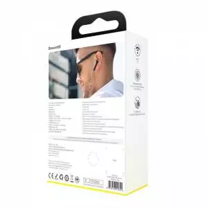 Słuchawki bezprzewodowe Baseus Encok W04 TWS Bluetooth 5.0 czarne