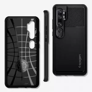 Etui Spigen Rugged Armor do Xiaomi Mi Note 10/10 Pro Matte Black