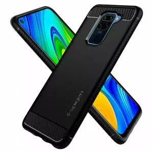 Etui Spigen Rugged Armor do Xiaomi Redmi Note 9 Matte Black