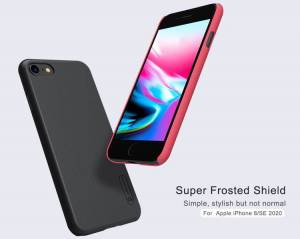 Etui Nillkin Frosted Shield do iPhone SE/8/7 czarne