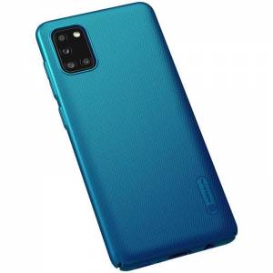 Etui Nillkin Frosted Shield do Samsung Galaxy A31 niebieskie