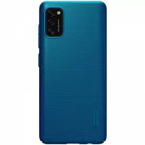 Etui Nillkin Frosted Shield do Samsung Galaxy A41 niebieskie