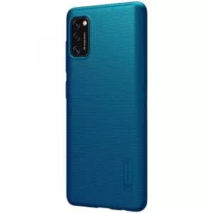 Etui Nillkin Frosted Shield do Samsung Galaxy A41 niebieskie