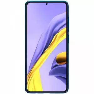 Etui Nillkin Frosted Shield do Samsung Galaxy A51 niebieskie