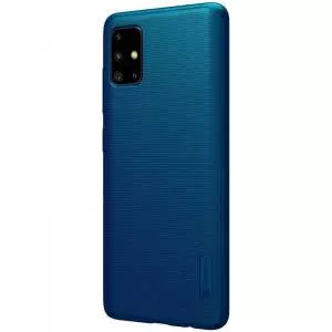 Etui Nillkin Frosted Shield do Samsung Galaxy A51 niebieskie