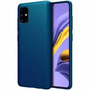 Etui Nillkin Frosted Shield do Samsung Galaxy A51 niebieskie
