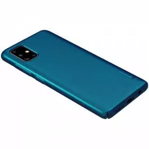 Etui Nillkin Frosted Shield do Samsung Galaxy A51 niebieskie