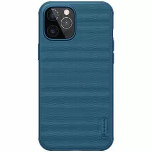 Etui Nillkin Frosted Shield do iPhone 12/12 Pro niebieskie