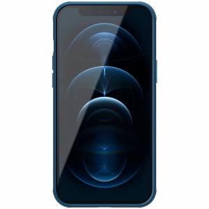 Etui Nillkin Frosted Shield do iPhone 12/12 Pro niebieskie