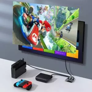 Dwukierunkowy rozdzielacz - splitter HDMI Baseus Matrix, 2x1 / 1x2, 4K