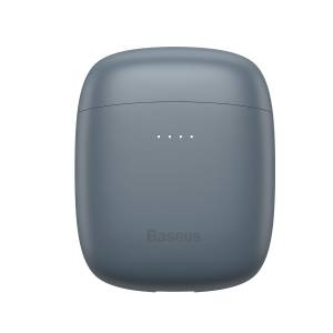 Bezprzewodowe słuchawki TWS Baseus Encok W04 Pro, ładowanie indukcyjne, Bluetooth 5.0 (szare)