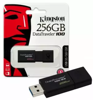 Pendrive Kingston Data Traveler 100G3 256GB USB 3.0