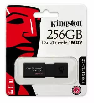 Pendrive Kingston Data Traveler 100G3 256GB USB 3.0