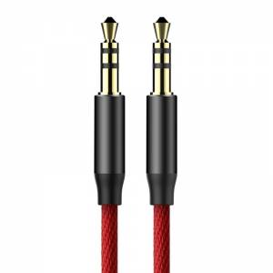 Kabel audio mini jack 3,5mm AUX Baseus Yiven 1m (czerwony)