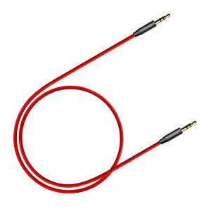 Kabel audio mini jack 3,5mm AUX Baseus Yiven 1,5m (czerwony)
