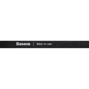 Taśma rzepowa, organizer kabli Baseus Rainbow Circle Velcro Straps 3m (czarny)