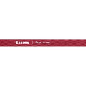 Taśma rzepowa, organizer kabli Baseus Rainbow Circle Velcro Straps 3m (czerwony)