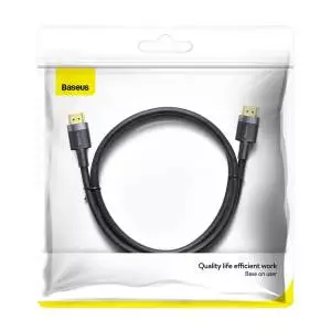 Kabel HDMI 2.0 Baseus Cafule, 4K, 3D, 2m (czarno-szary)