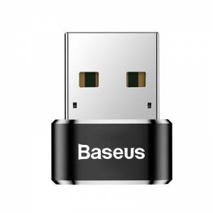 Adapter Baseus z USB-C do USB-A 3A (czarny)