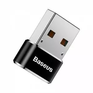 Adapter Baseus z USB-C do USB-A 3A (czarny)