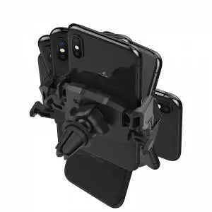 Uchwyt samochodowy Spigen Click.r Vent Car Mount Black (W)