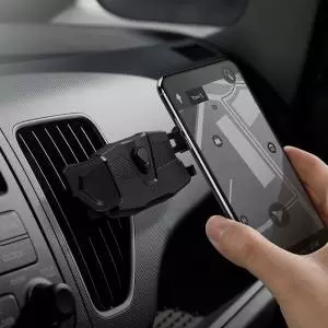 Uchwyt samochodowy Spigen Click.r Vent Car Mount Black (W)