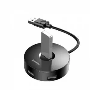 Rozdzielacz Hub 4w1 USB do USB 3.0 + 3x USB 2.0 Baseus 15cm czarny