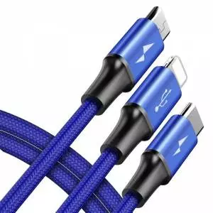 Kabel USB Baseus Rapid 3w1 Typ C / Lightning / Micro 3A 1,2m