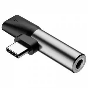 Adapter Audio Baseus L41 USB-C do Mini Jack 3.5mm + USB-C