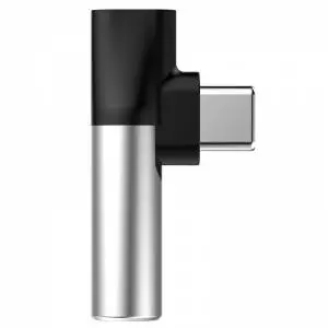 Adapter Audio Baseus L41 USB-C do Mini Jack 3.5mm + USB-C