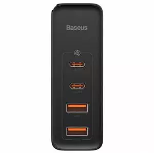 Ładowarka sieciowa Baseus GaN2 Pro, 2x USB + 2x USB-C, 100W, EU (czarna)