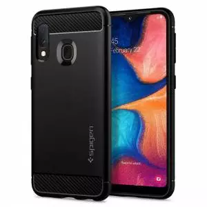 Etui Spigen Rugged Armor do Galaxy A20e Matte Black