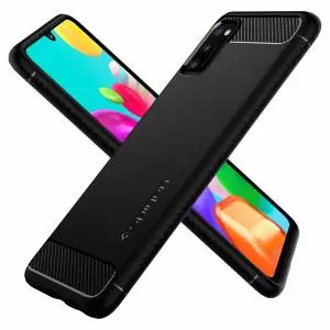 Etui Spigen Rugged Armor do Galaxy A41 Matte Black