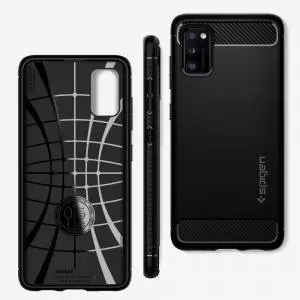 Etui Spigen Rugged Armor do Galaxy A41 Matte Black