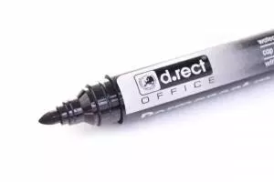 Marker permanentny d.rect czarny - 12 sztuk