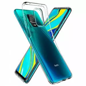 Etui Spigen Liquid Crystal do Xiaomi Redmi Note 9s/9 Pro/9 Pro Max Crystal Clear